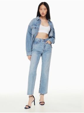 Aritzia Denim Forum The Joni High Rise Loose Jeans 32L – Size 26